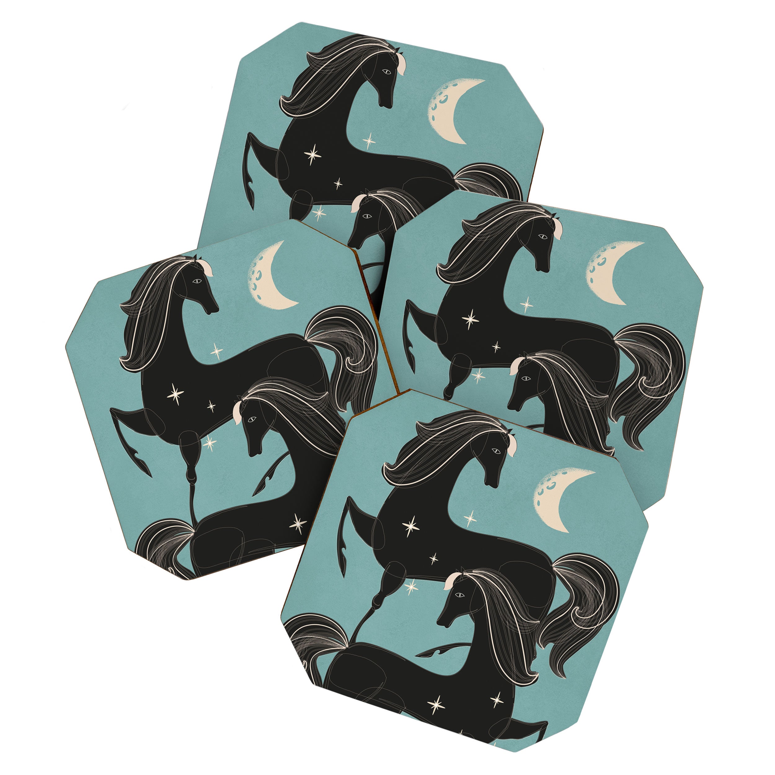 Horses 6 Coaster Gallery Image 1