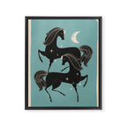 Horses 6 Framed Canvas Print Gallery Image 6