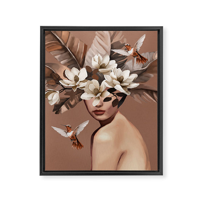 Hummingbird Whispers 2 Framed Canvas Print Gallery Image 1
