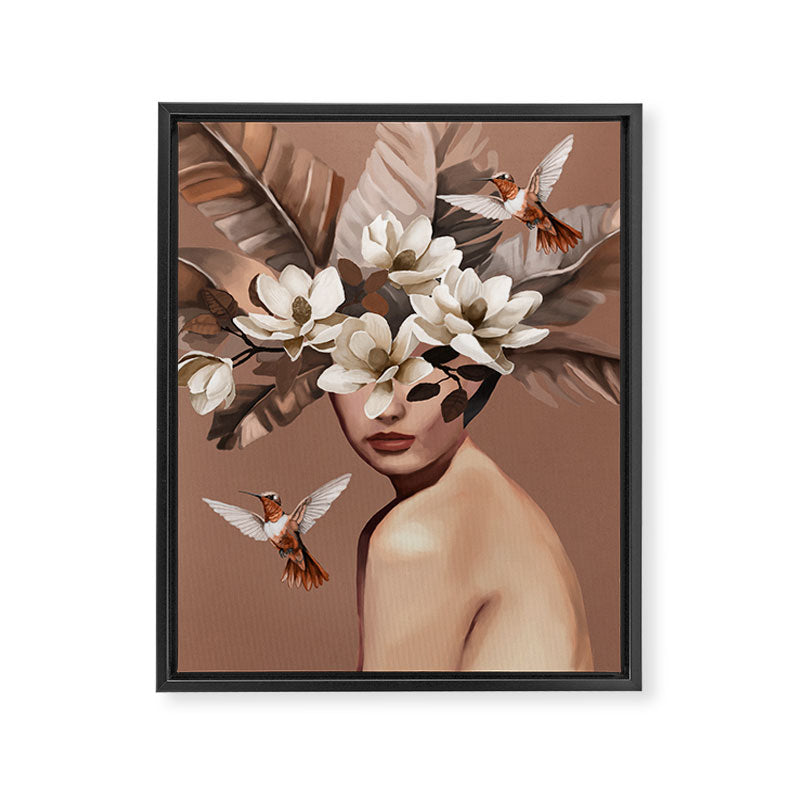 Hummingbird Whispers 2 Framed Canvas Print Gallery Image 6