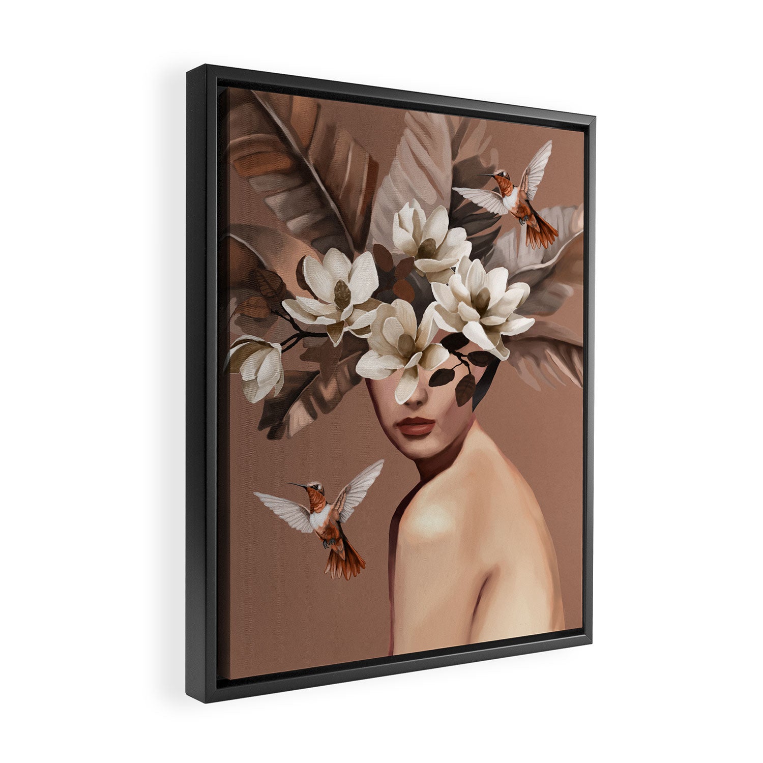 Hummingbird Whispers 2 Framed Canvas Print Gallery Image 2