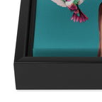 Hummingbird Whispers Framed Canvas Print Gallery Image 3
