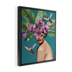 Hummingbird Whispers Framed Canvas Print Gallery Image 2