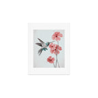 Hummingbird with Hibiscus Art Print Gallery Image 1