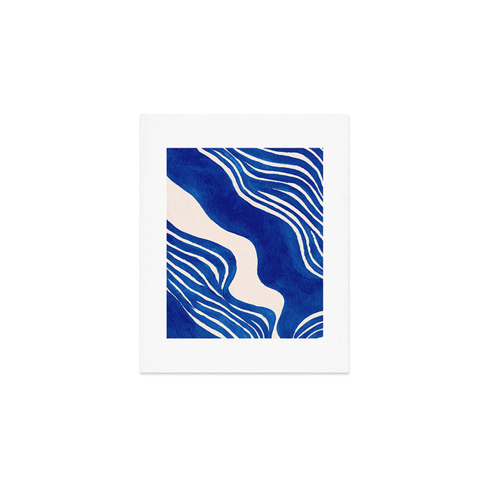 Indigo Flow Art Print Gallery Image 1