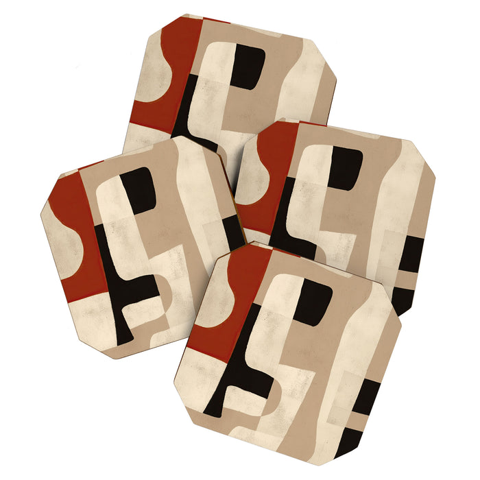 Interlocking Forms Coaster Gallery Image 1