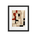 Interlocking Forms Framed Art Print Gallery Image 5
