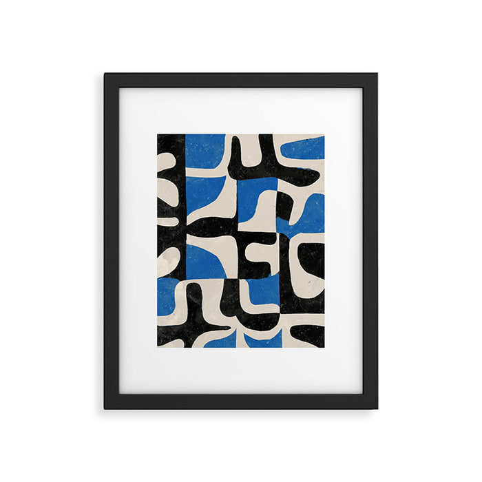 Intersecting Forms Framed Art Print Gallery Image 1