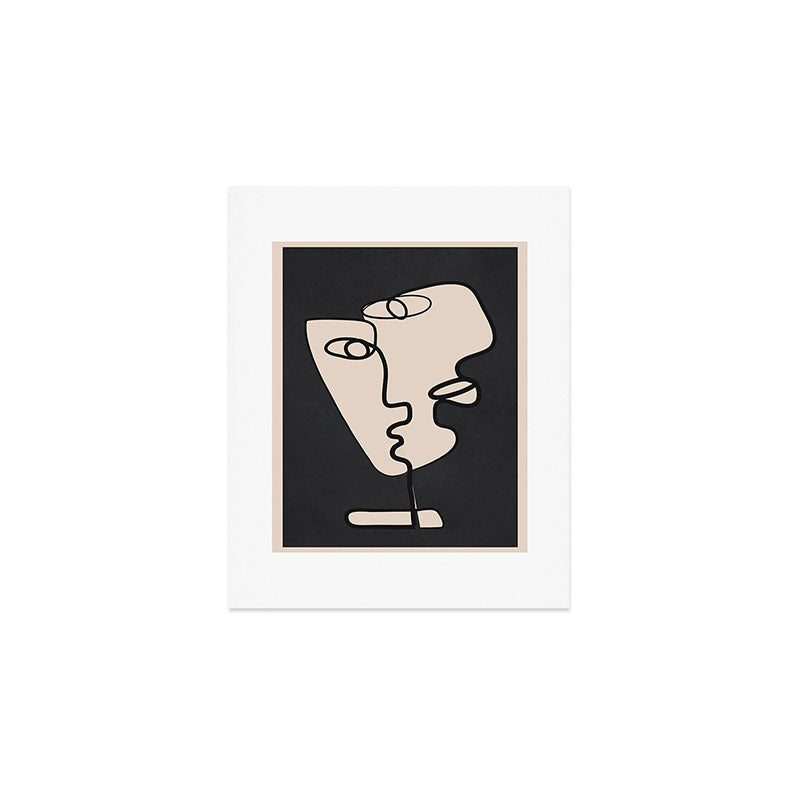 Interwoven Faces 1 Art Print Gallery Image 1