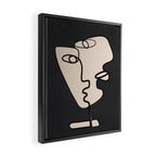 Interwoven Faces 1 Framed Canvas Print Gallery Image 2