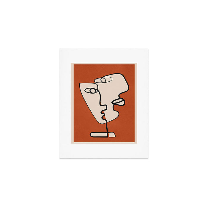 Interwoven Faces 2 Art Print Gallery Image 1