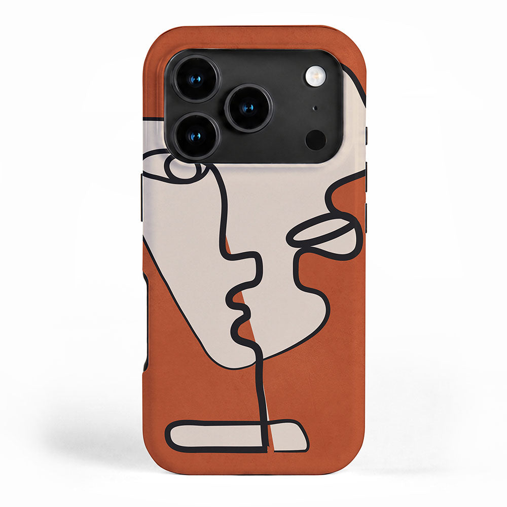 Interwoven Faces 2 iPhone Case Gallery Image 1