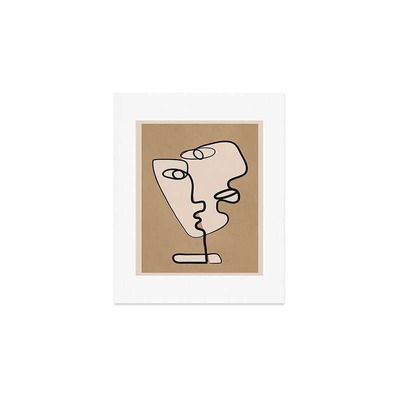 Interwoven Faces 6 Art Print Gallery Image 1