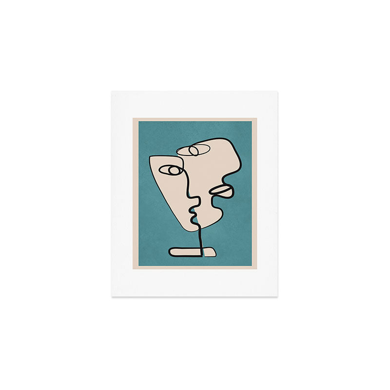 Interwoven Faces 7 Art Print Gallery Image 1