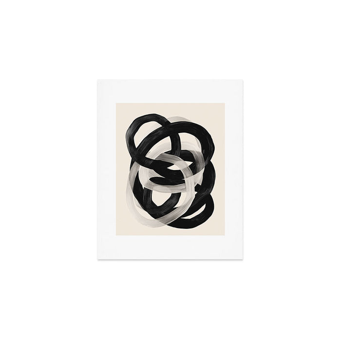 Interwoven Lines Abstract Art 2 Art Print Gallery Image 1