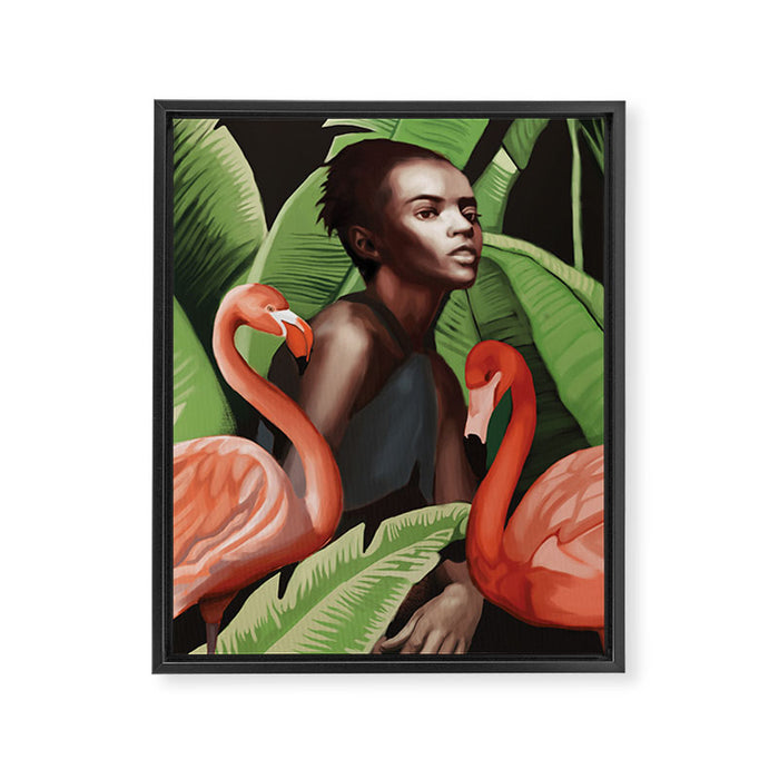 Jungle Grace Framed Canvas Print Gallery Image 1