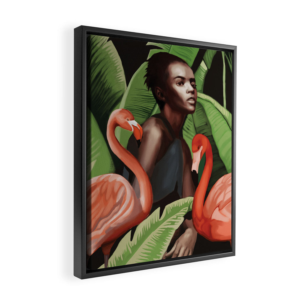 Jungle Grace Framed Canvas Print Gallery Image 2