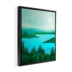 Lake Morning Framed Canvas Print Gallery Image 2