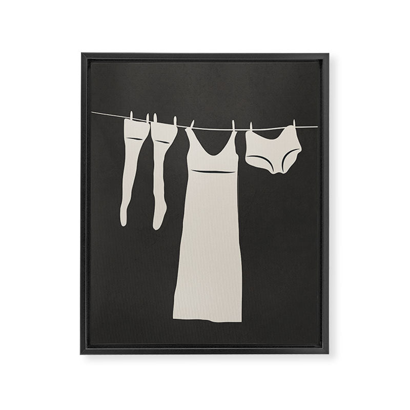 Laundry day Framed Canvas Print Gallery Image 6