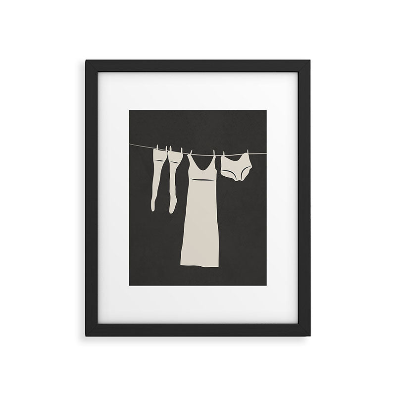 Laundry day Framed Art Print Gallery Image 4