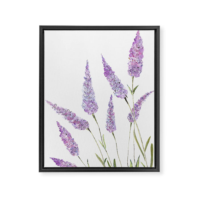 Lavander Framed Canvas Print Gallery Image 1