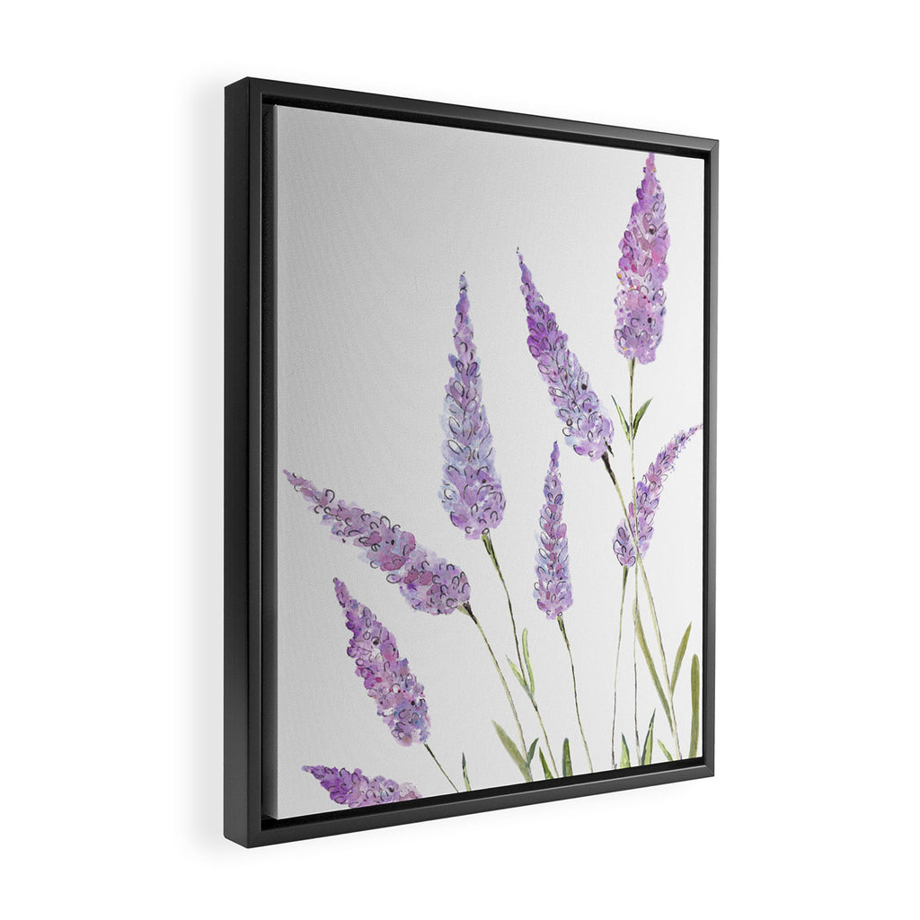 Lavander Framed Canvas Print Gallery Image 2