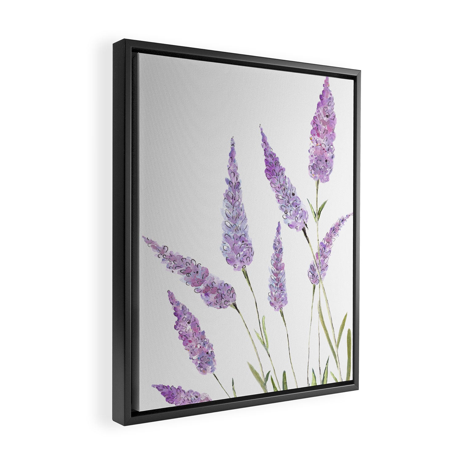 Lavander Framed Canvas Print Gallery Image 2