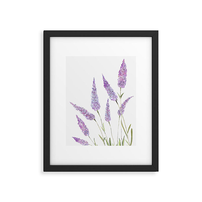 Lavander Framed Art Print Gallery Image 5