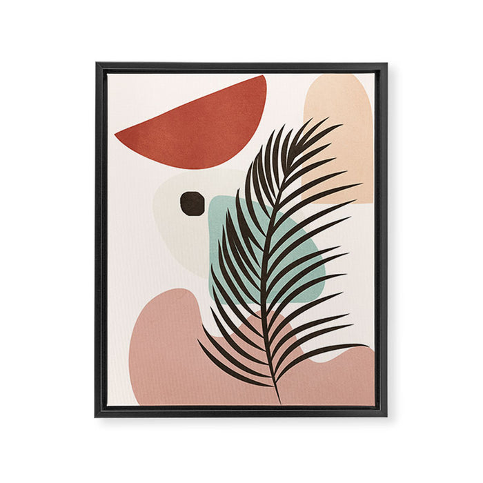 Leaf Design 02 Framed Canvas Print Gallery Image 1