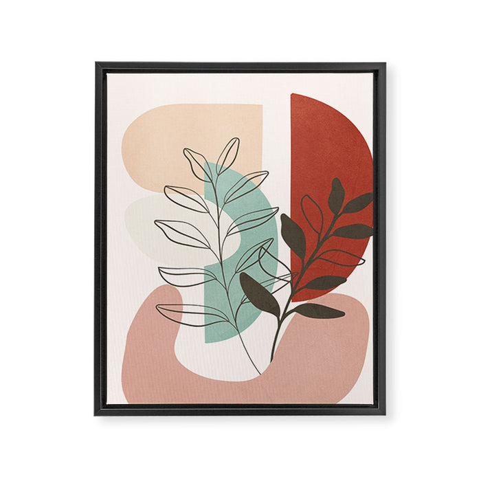 Leaf Design 06 Framed Canvas Print Gallery Image 1
