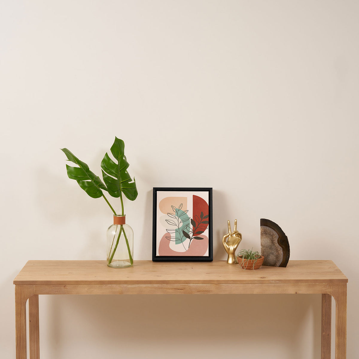 Leaf Design 06 Framed Canvas Print Gallery Image 4