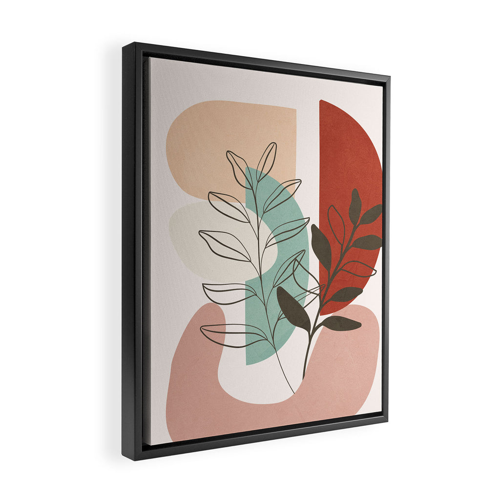 Leaf Design 06 Framed Canvas Print Gallery Image 2
