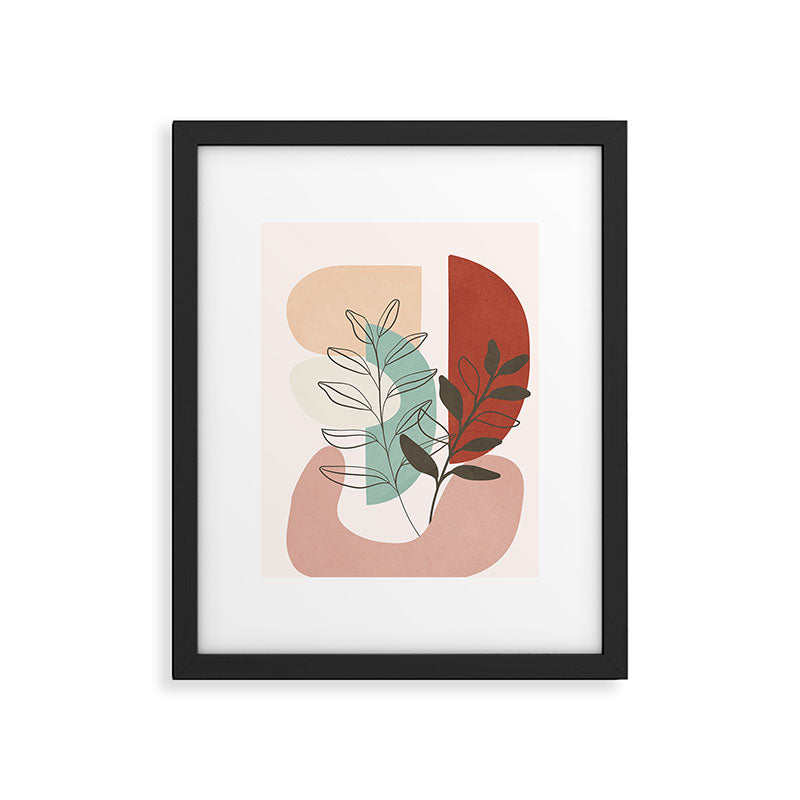 Leaf Design 06 Framed Art Print Gallery Image 5