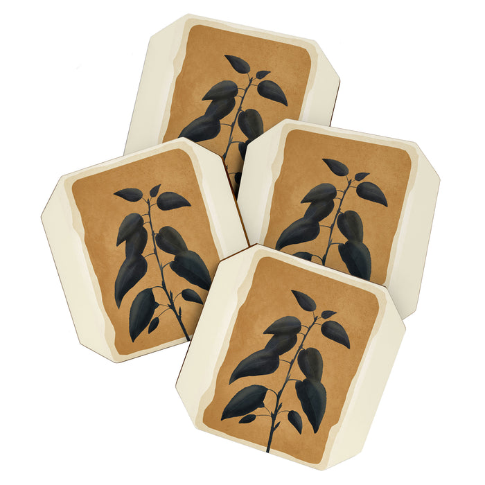 Leaf Design 12 Coaster Gallery Image 1