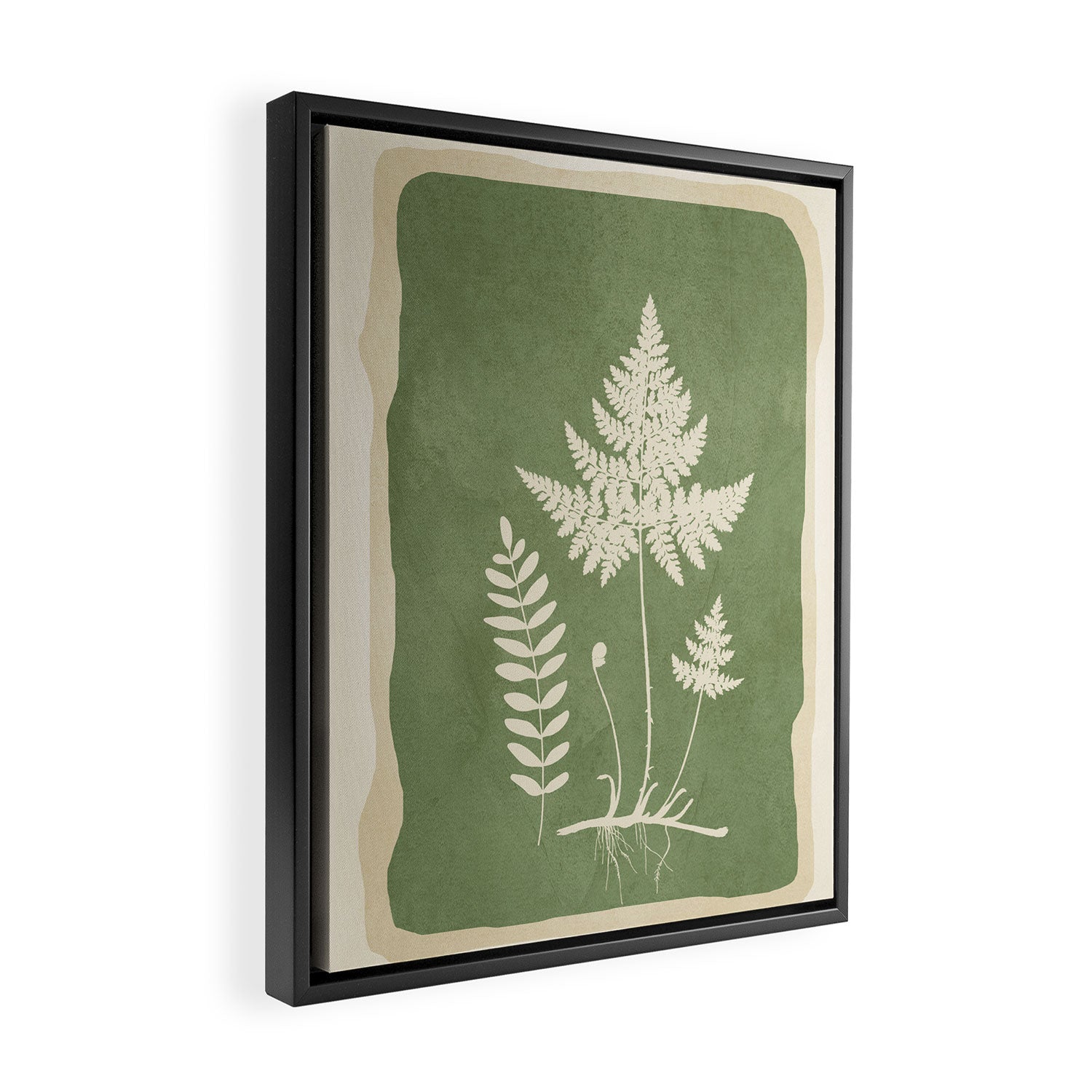 Leaf Design 16 Framed Canvas Print Gallery Image 2
