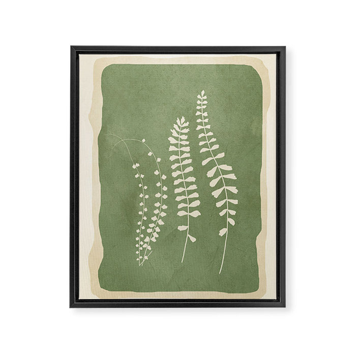 Leaf Design 17 Framed Canvas Print Gallery Image 1