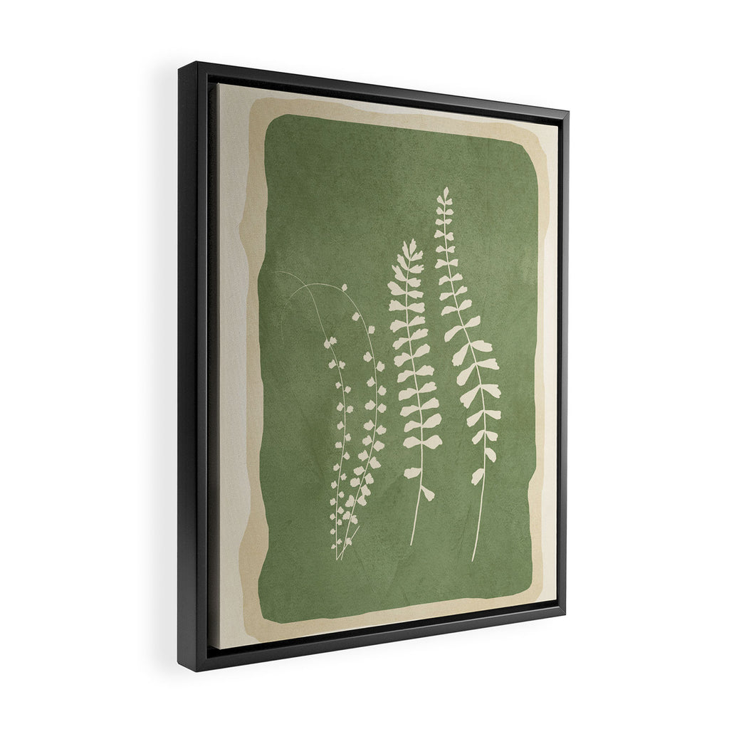 Leaf Design 17 Framed Canvas Print Gallery Image 2