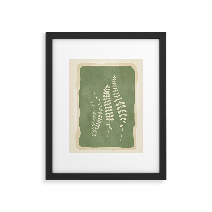 Leaf Design 17 Framed Art Print Gallery Image 1