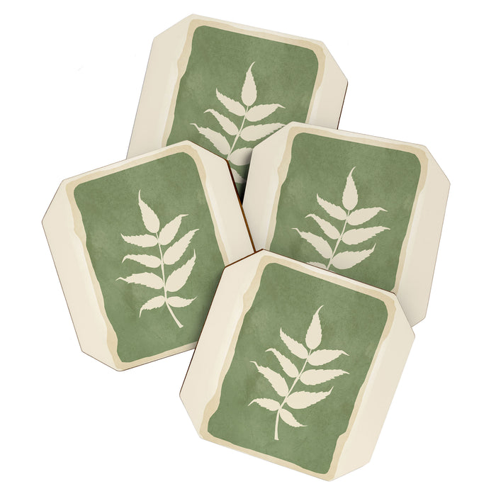 Leaf Design 19 Coaster Gallery Image 1