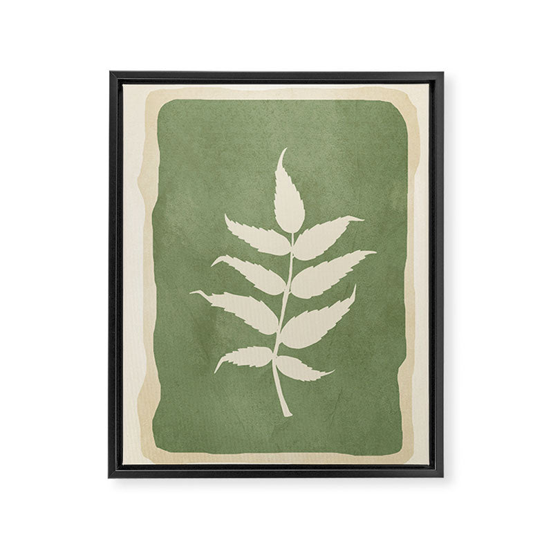 Leaf Design 19 Framed Canvas Print Gallery Image 8
