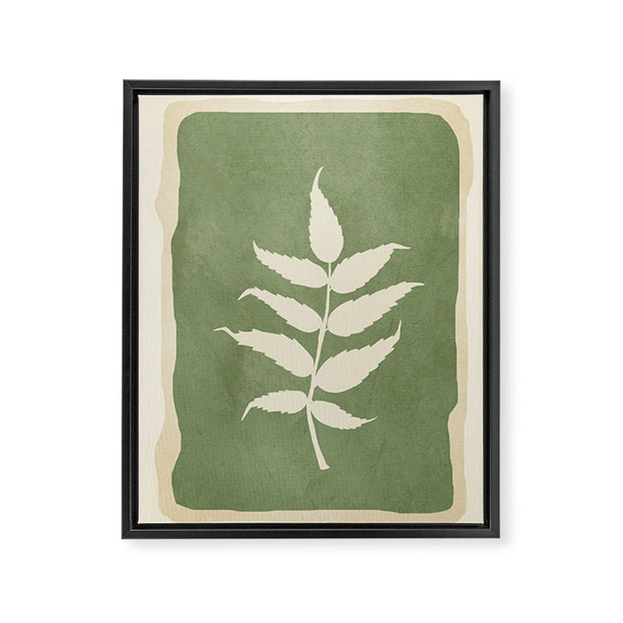 Leaf Design 19 Framed Canvas Print Gallery Image 1