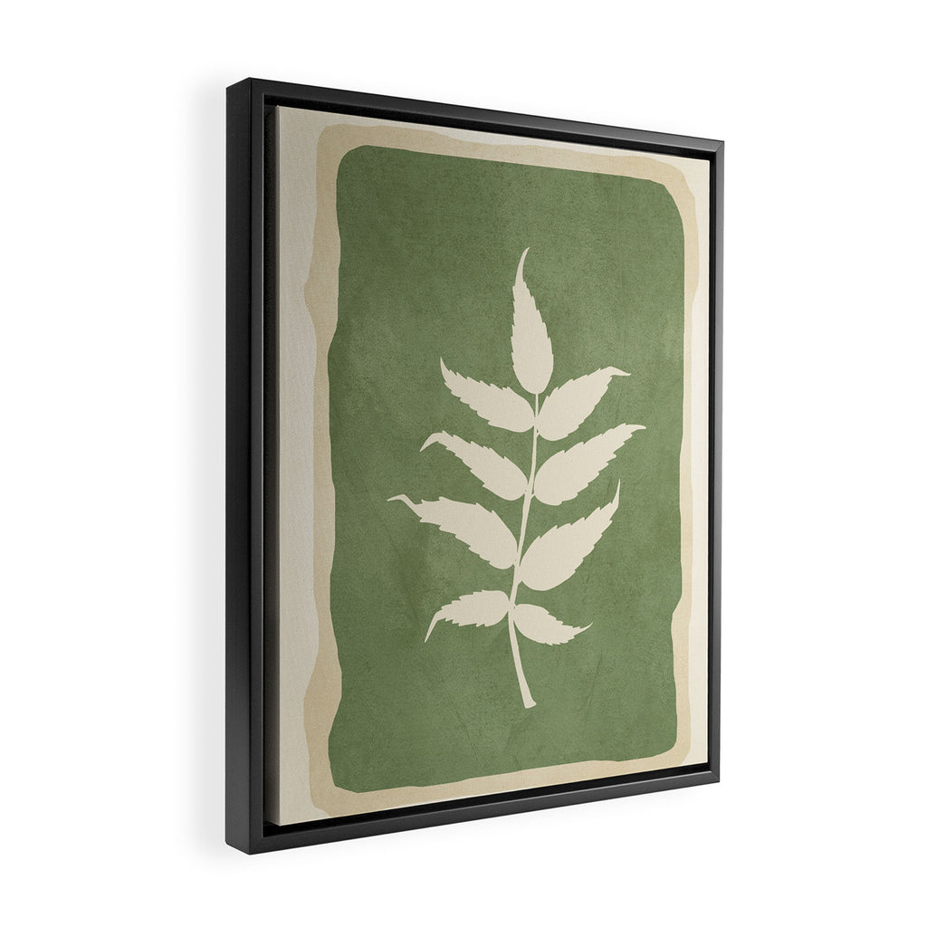 Leaf Design 19 Framed Canvas Print Gallery Image 2