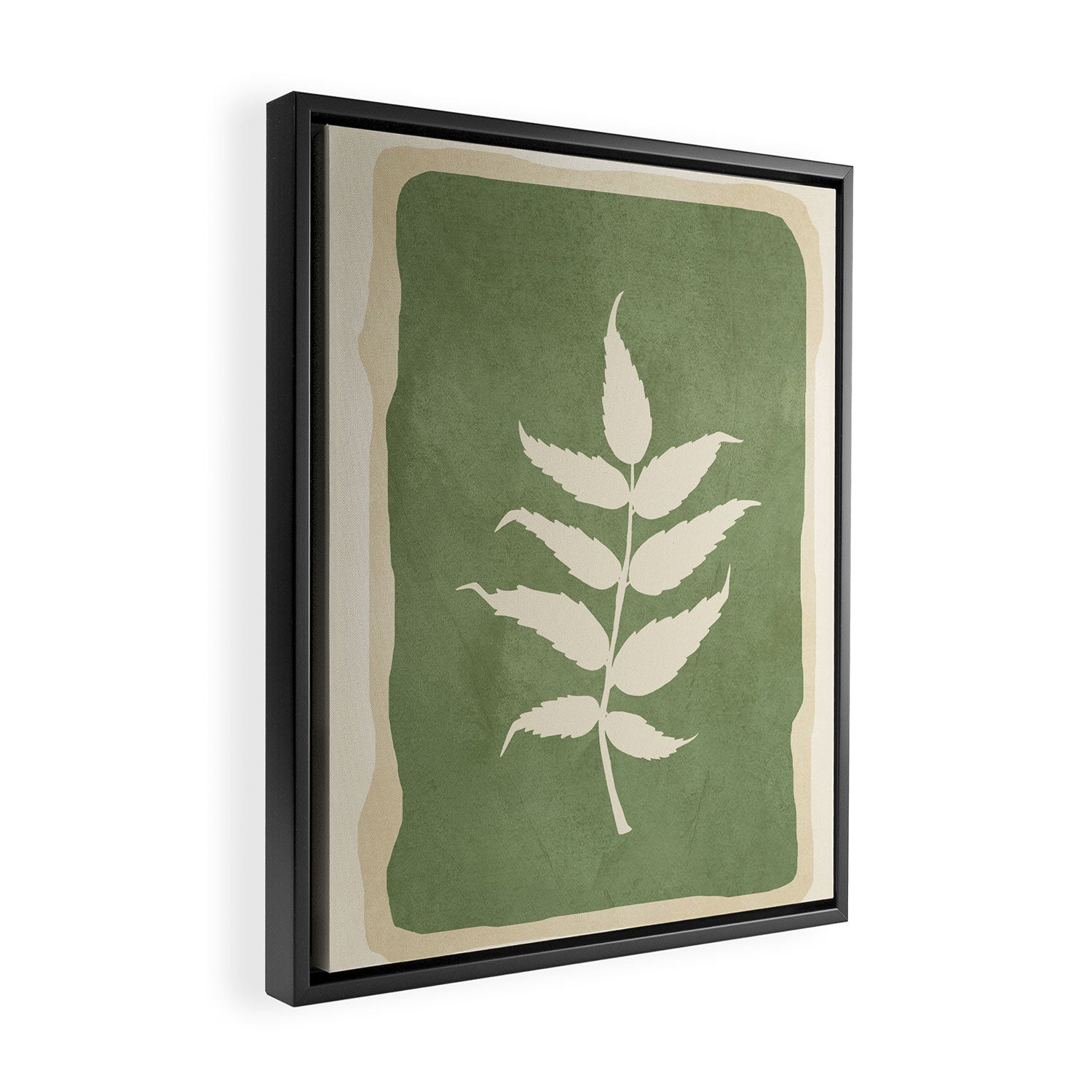 Leaf Design 19 Framed Canvas Print Gallery Image 2