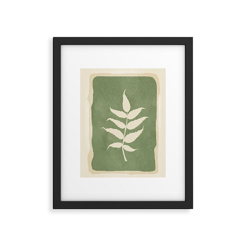 Leaf Design 19 Framed Art Print Gallery Image 6