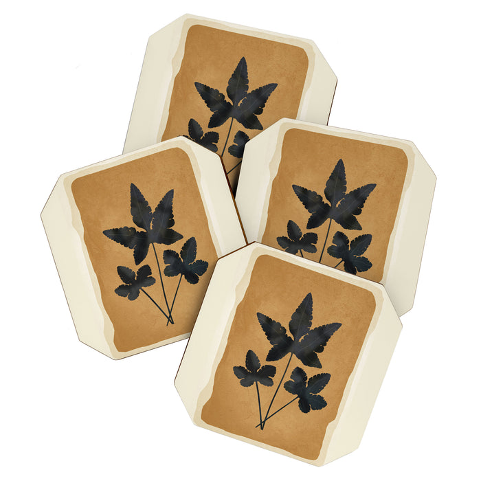 Leaf Design 8 Coaster Gallery Image 1