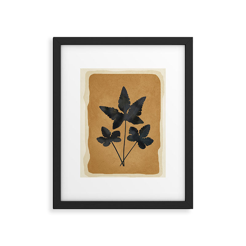 Leaf Design 8 Framed Art Print Gallery Image 6