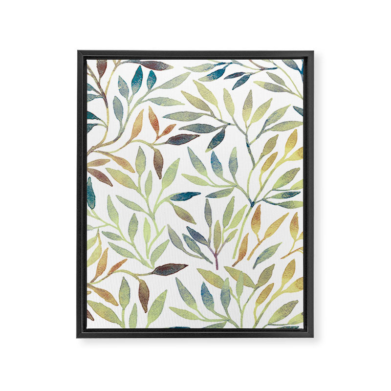Leaves 5 Framed Canvas Print Gallery Image 6