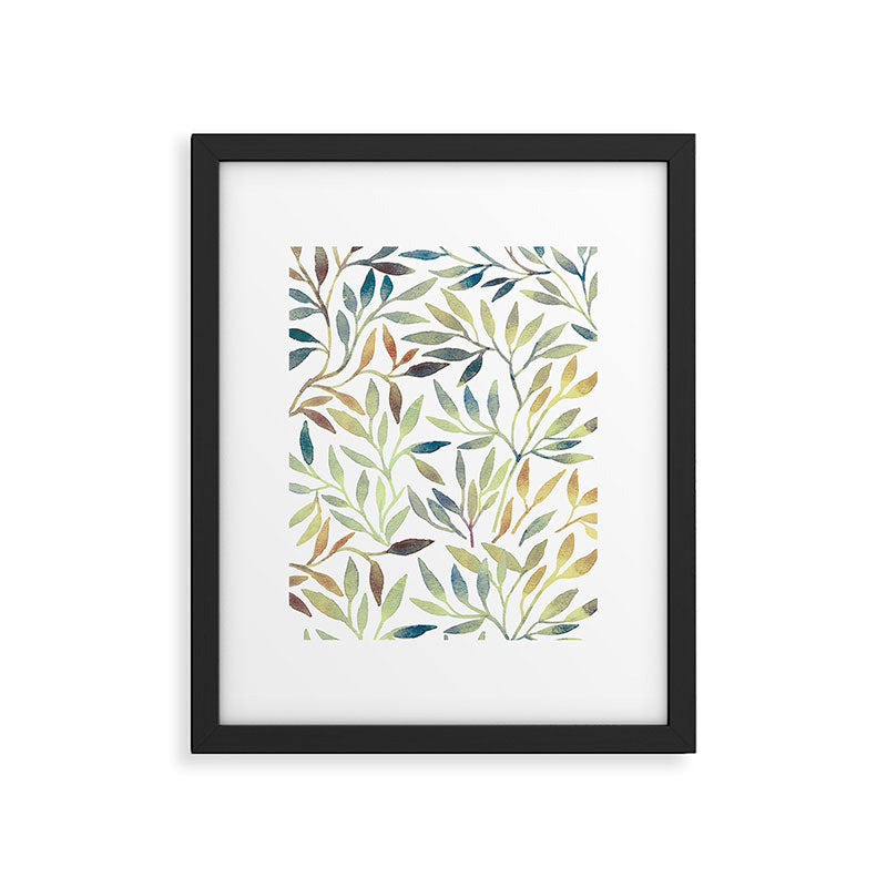 Leaves 5 Framed Art Print Gallery Image 4