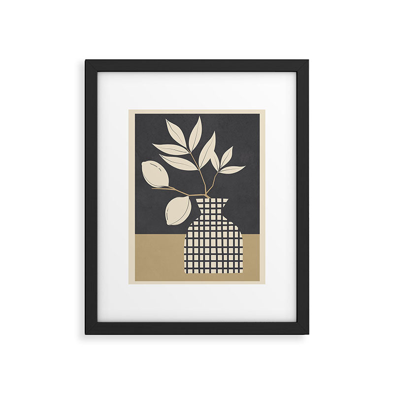Lemon Stillness 1 Framed Art Print Gallery Image 5