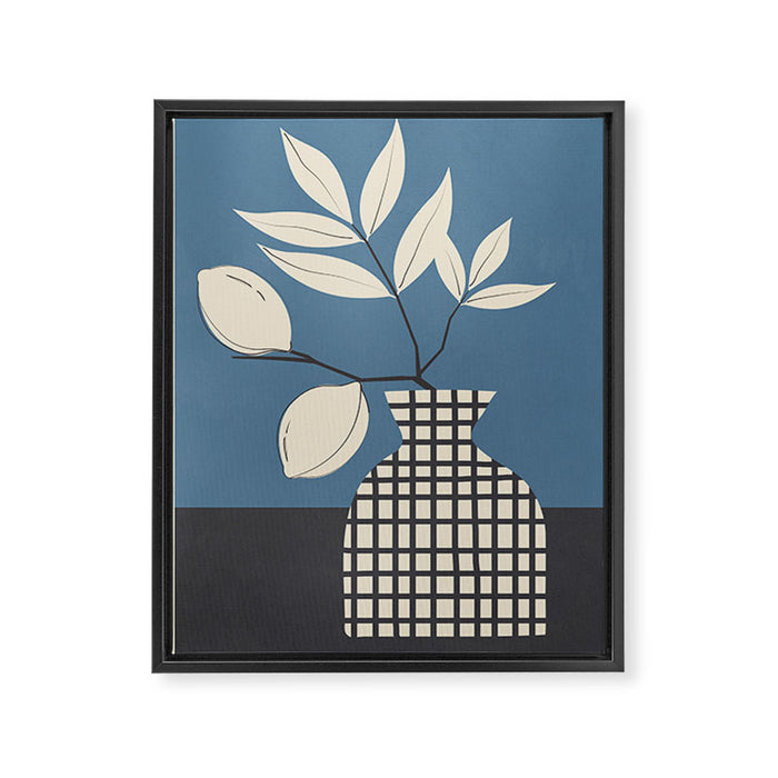 Lemon Stillness 3 Framed Canvas Print Gallery Image 1